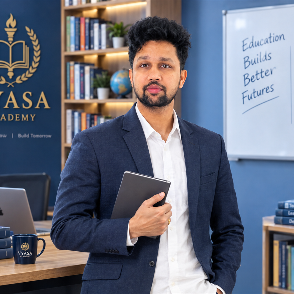 Mahendra Babu Chennupati, Founder and Lead Mathematics Faculty at Vyasa Academy